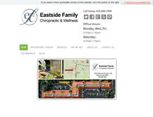 Tablet Screenshot of eastsidefamilychiropractic.com